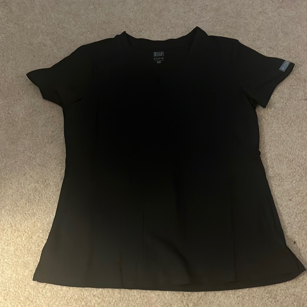 Med Couture scrub shirts and pants. One pair of pants and two shirts.